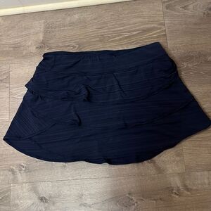 Ideology Navy Mini Skirt